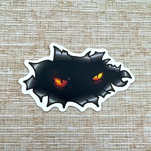 Eyes Grunge Horror Funky Single Decor Art Sticker
